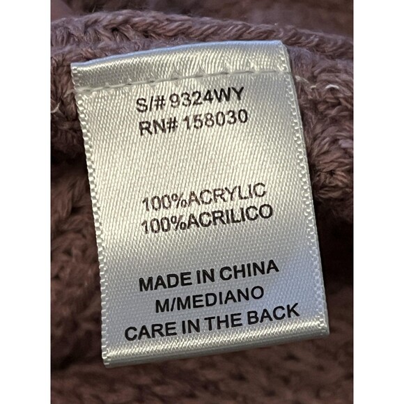 Love Tree Sweater Womens Medium Pink Twist Front Knit Long Sleeve V Neck Casual - Picture 7 of 8